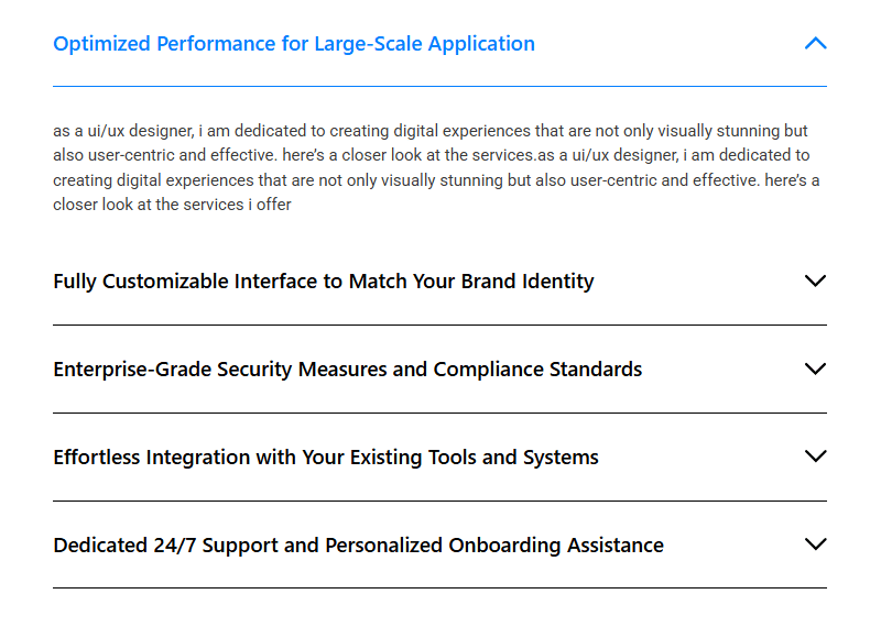 Accordion Block #Style 10