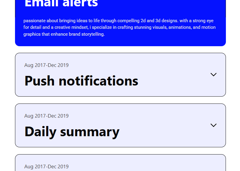 Accordion Block #Style 3