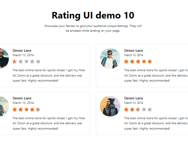 Star Rating Premade #10