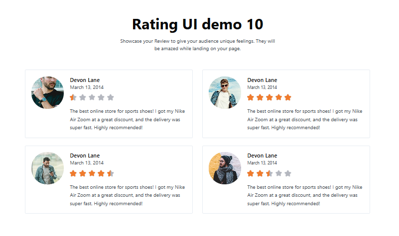 Star Rating Premade #10
