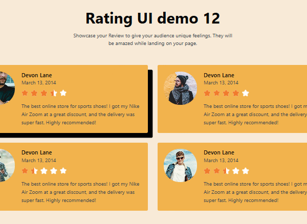 Star Rating Premade #12