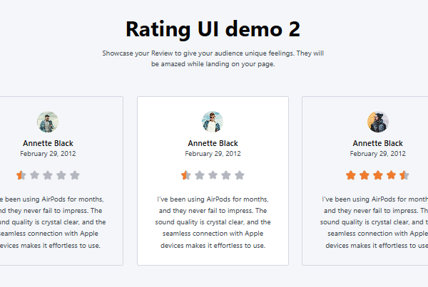 Star Rating Premade #2